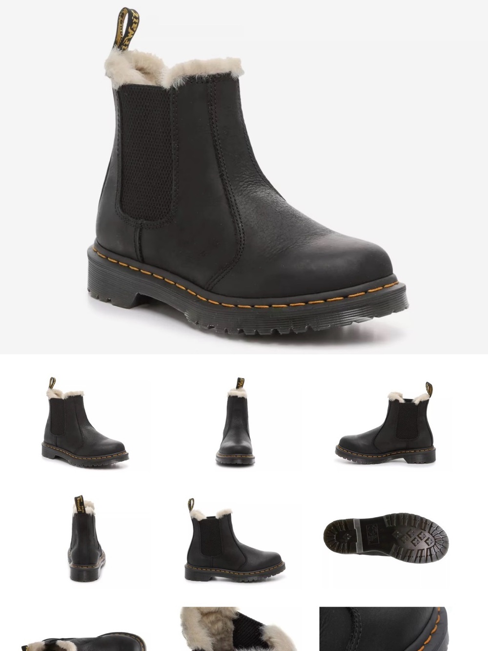 Dr. Martens Shearling-Lined Chelsea Boot